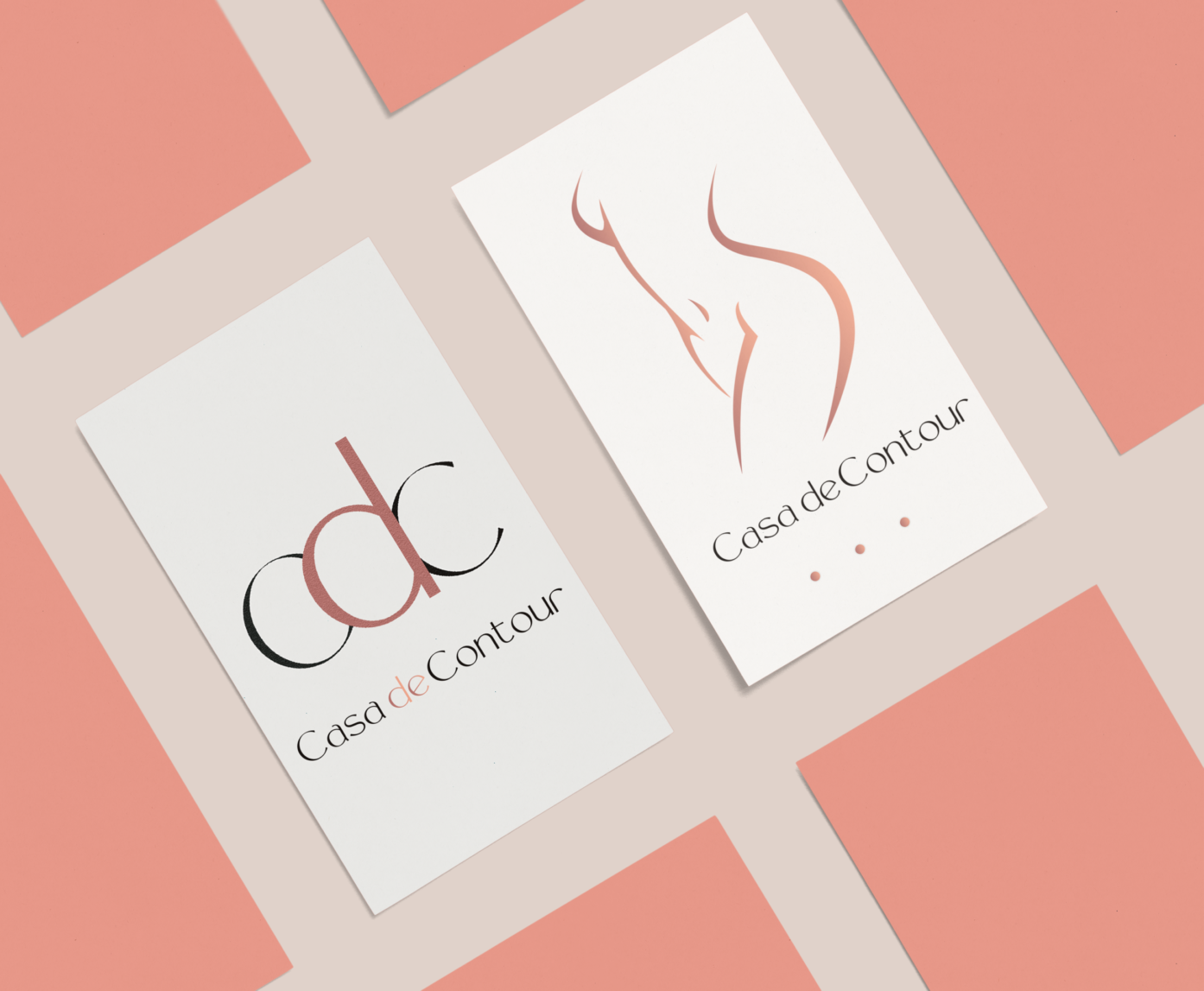 Case De Contour Body Contouring Shop Brand Identity logos from brand strategy