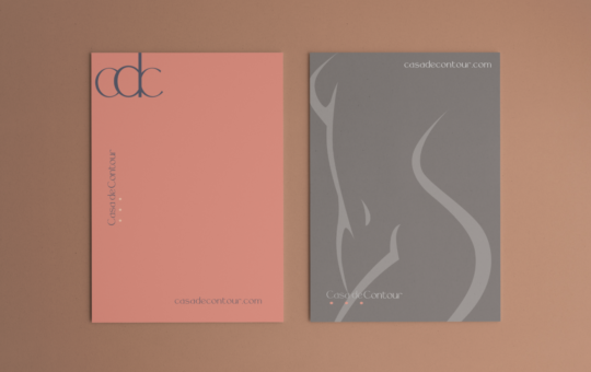 Case De Contour Body Contouring Shop Brand Identity Stationary From brand strategy