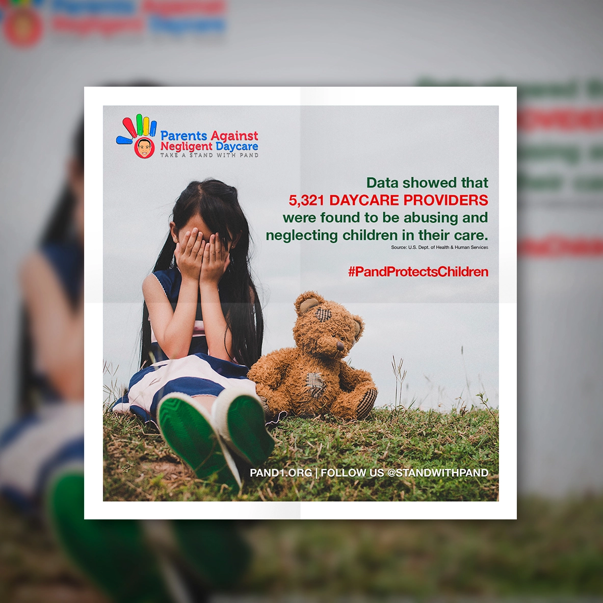 Non profit Instagram PSA Awareness campaign ad redesign