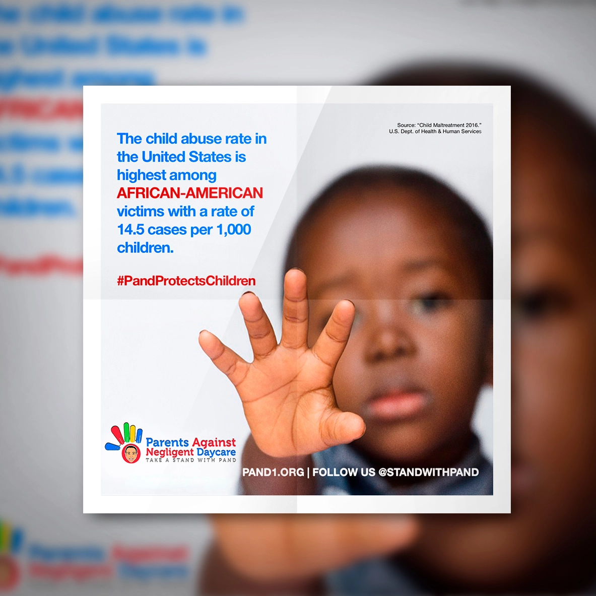 Non profit Instagram PSA Awareness campaign ad redesign